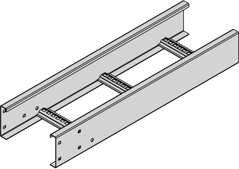 ATKORE_UNI_NEMA 20C Cable Ladder (RAIL IN)_illustration